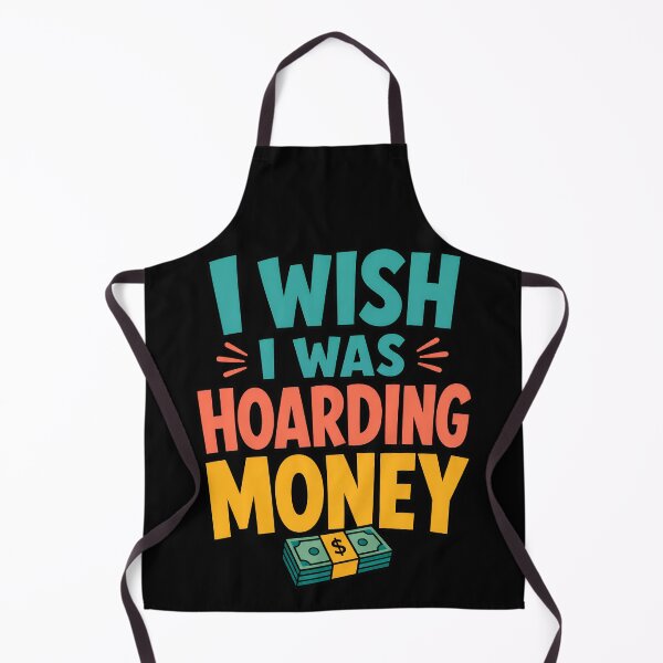 Item preview, I Wish I Was Hoarding Money Funny Finance Quote designed and sold by TeeTimeTreasure.