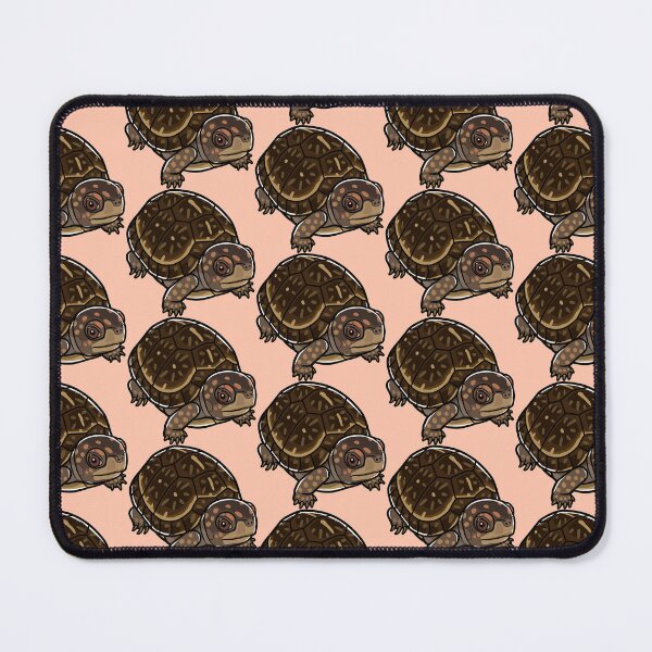Item preview, Three-toed Box Turtle Japanese Pop Art designed and sold by Rie-TortoTurtle.