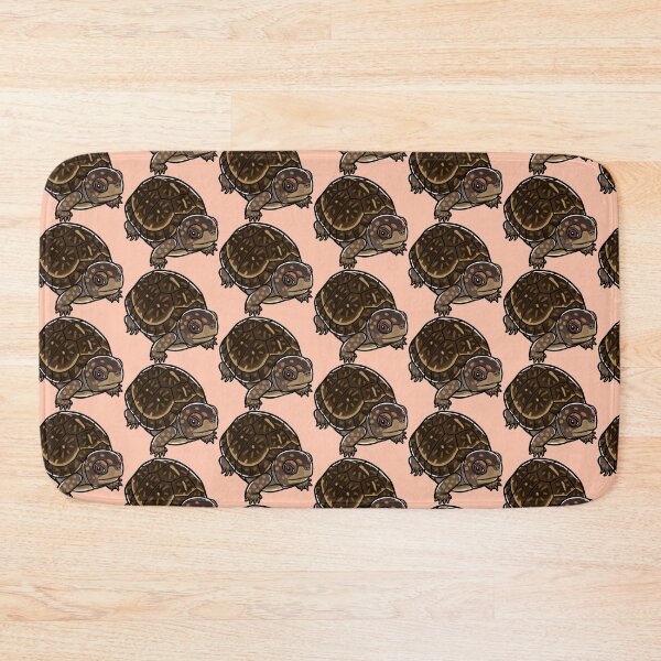 Item preview, Three-toed Box Turtle Japanese Pop Art designed and sold by Rie-TortoTurtle.