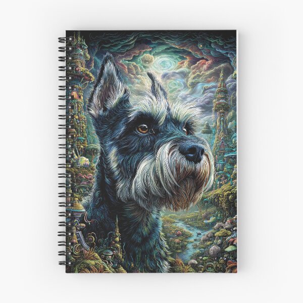 Item preview, Schnauzer in a Fantasy World designed and sold by lautir.