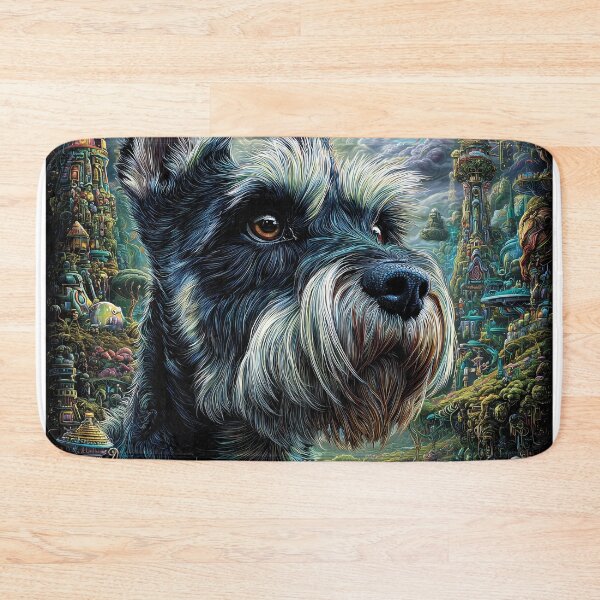 Item preview, Schnauzer in a Fantasy World designed and sold by lautir.