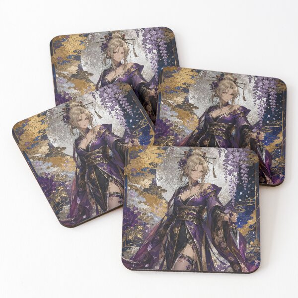 Item preview, Tsukuyo Elegant Moonlight Kimono Art | Gintama Anime Assassin Aesthetic designed and sold by Dyan4.