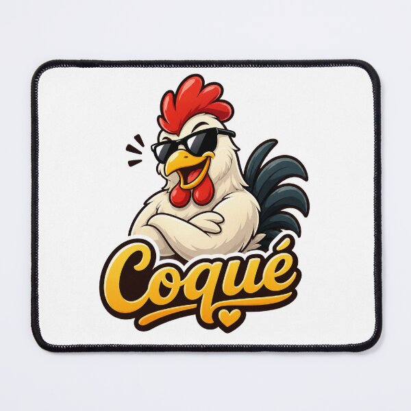 Item preview, Cool Coqué Rooster with Sunglasses – Funny Chicken Cartoon designed and sold by AFI-Studio.