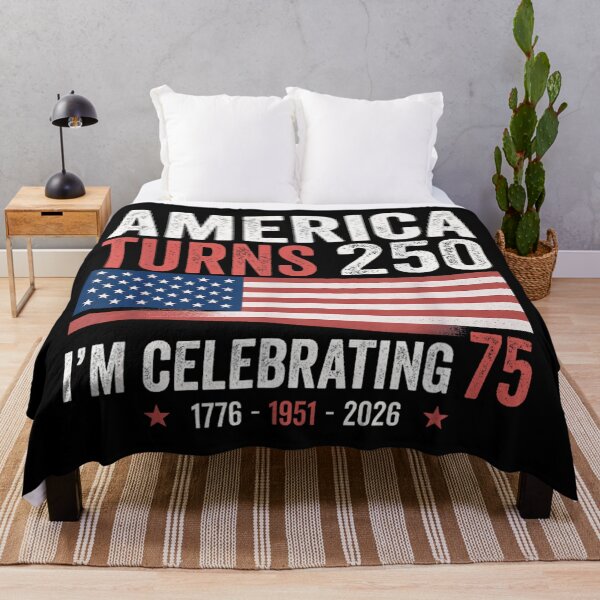 Item preview, America Turns 250 Semiquincentennial Celebration Born In 1951 Turning 75 Birthday designed and sold by Serene woods.