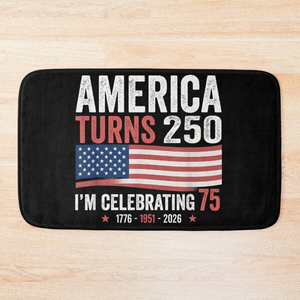 Item preview, America Turns 250 Semiquincentennial Celebration Born In 1951 Turning 75 Birthday designed and sold by Serene woods.