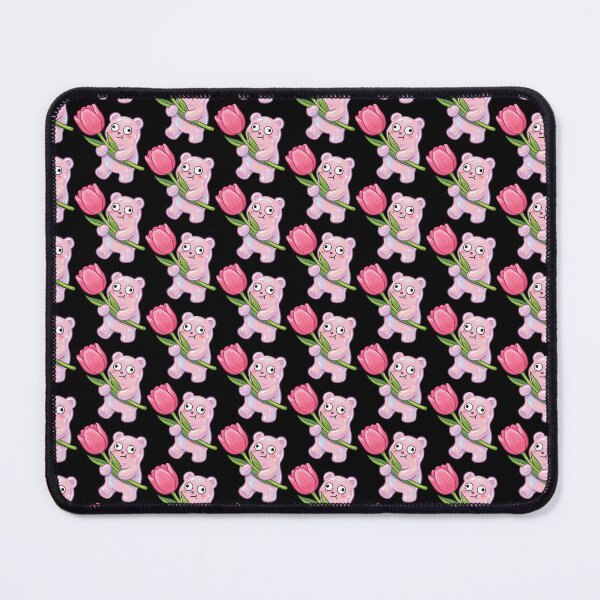 Item preview, Translucent Pink Jelly Bear with Spring Tulip designed and sold by Emegan Print Art.
