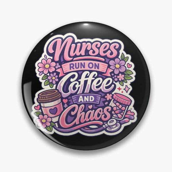 Item preview, Nurses Run On Coffee And Chaos T-Shirt | Funny Nurse Gift | Nurse Life Shirt designed and sold by VaultVibes.