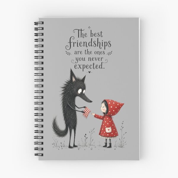 Item preview, Unexpected Friendships Fairytale Notebook Sticker Magnet designed and sold by VibePrints101.