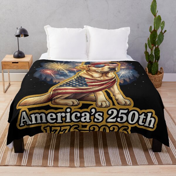 Item preview, America 250th Anniversary Patriotic Golden Retriever Dog Wearing American Flag Sunglasses designed and sold by Serene woods.