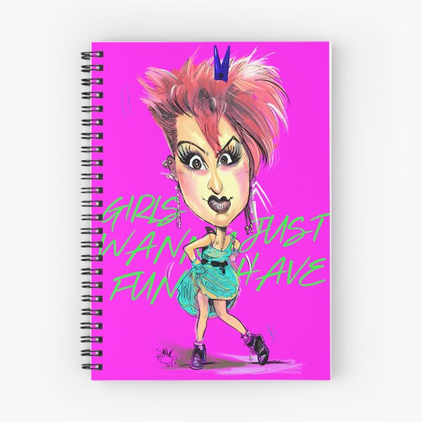Item preview, Cindy Lauper Girls Just Wanna Fun designed and sold by Caricaturas.