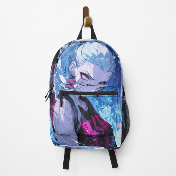 Item preview, Daki Demon Slayer Ice Neon Waifu Aesthetic Portrait designed and sold by bystudiolereve.