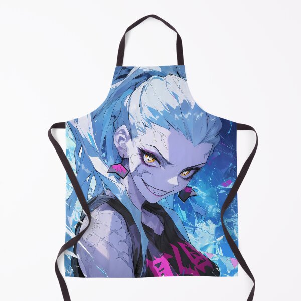 Item preview, Daki Demon Slayer Ice Neon Waifu Aesthetic Portrait designed and sold by bystudiolereve.