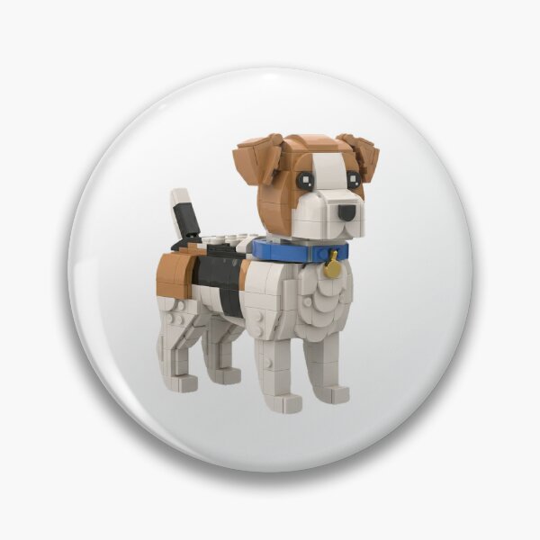 Item preview, Cute Brick Jack Russell Terrier – Dog Art designed and sold by BrickDog.