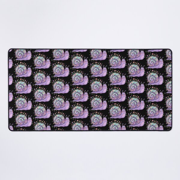 Item preview, Iridescent Floral Shelled Purple Snail designed and sold by Emegan Print Art.