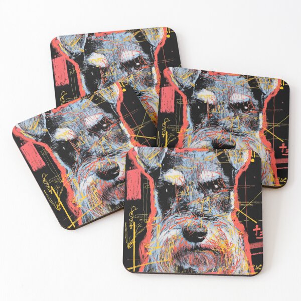 Item preview, Colorful Schnauzer Portrait designed and sold by lautir.