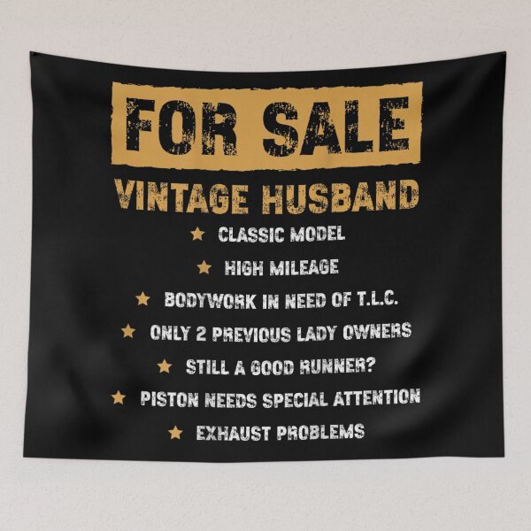 Item preview, For Sale Vintage Husband Classic Model High Mileage Funny Marriage Joke designed and sold by Serene woods.