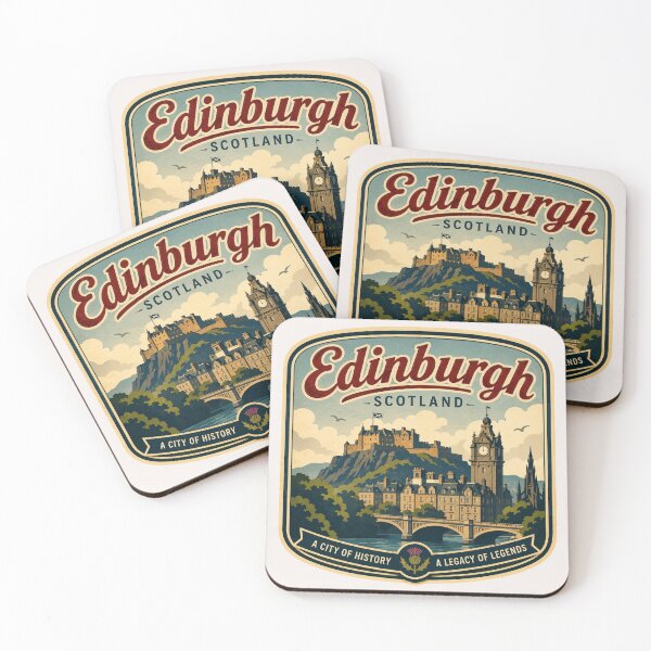 Artikelvorschau, Edinburgh, Schottland, Reisekunst entworfen und verkauft von PamLeeDesign.