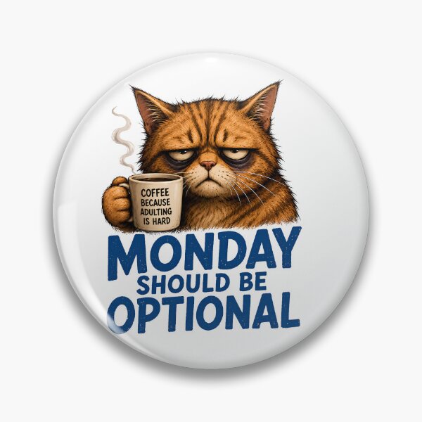 Item preview, Monday Should Be Optional Grumpy Cat Coffee designed and sold by Rightstudio1.