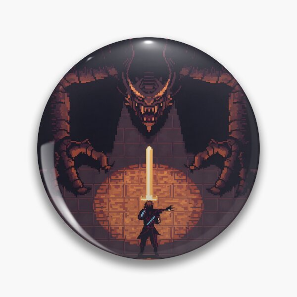 Item preview, 16 Bit RPG Boss Battle Retro Pixel Dungeon Fantasy Art designed and sold by ThePixelArchive.