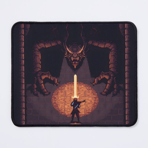 Item preview, 16 Bit RPG Boss Battle Retro Pixel Dungeon Fantasy Art designed and sold by ThePixelArchive.