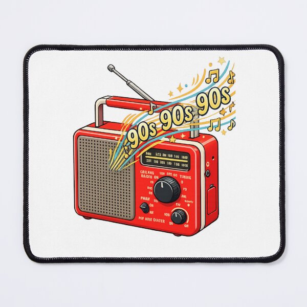 Item preview, Retro 90s Radio Music Vibes PNG | Vintage FM AM Radio Design designed and sold by arifali786.