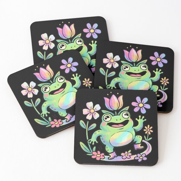 Item preview, Joyful Radiant Botanical Toad in Boots designed and sold by Emegan Print Art.