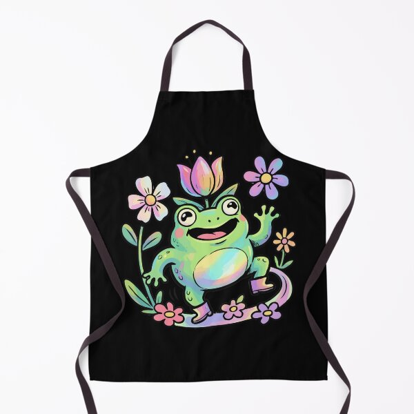 Item preview, Joyful Radiant Botanical Toad in Boots designed and sold by Emegan Print Art.