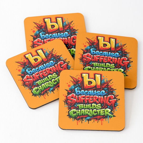 Item preview, Ы Because Suffering Builds Character – Russian Phonetics Meme Graffiti designed and sold by Nerd Romance Café.