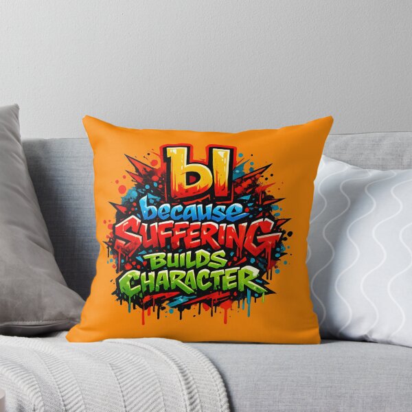 Item preview, Ы Because Suffering Builds Character – Russian Phonetics Meme Graffiti designed and sold by Nerd Romance Café.
