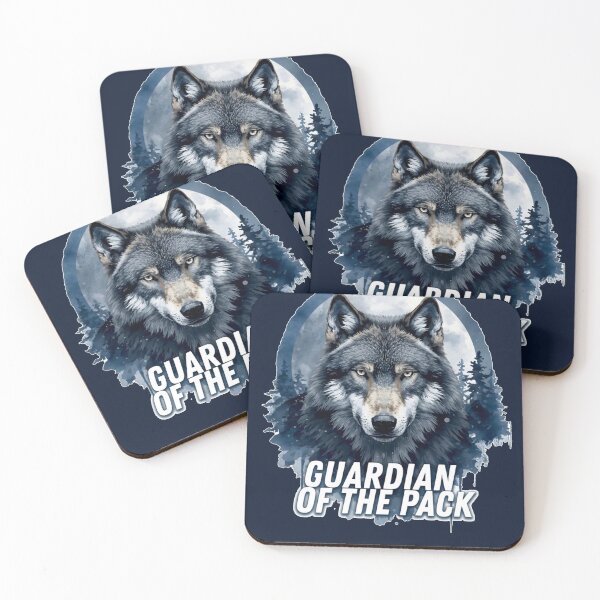 Item preview, Guardian of the Pack Wolf Art – Father’s Day Gift for Dad designed and sold by Biedroneczka.