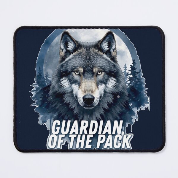 Item preview, Guardian of the Pack Wolf Art – Father’s Day Gift for Dad designed and sold by Biedroneczka.
