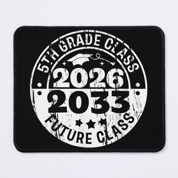 Item preview, 5th Grade Class 2026 Future Class 2033 Graduation Circle Stamp designed and sold by Taniyah Gomes.