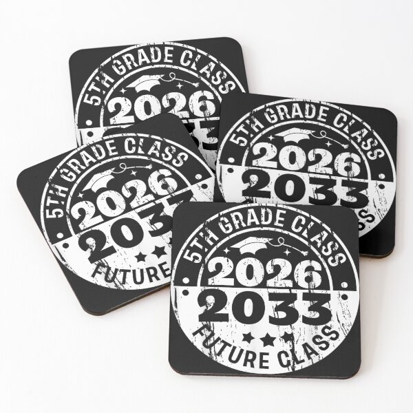 Item preview, 5th Grade Class 2026 Future Class 2033 Graduation Circle Stamp designed and sold by Taniyah Gomes.