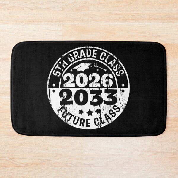 Item preview, 5th Grade Class 2026 Future Class 2033 Graduation Circle Stamp designed and sold by Taniyah Gomes.