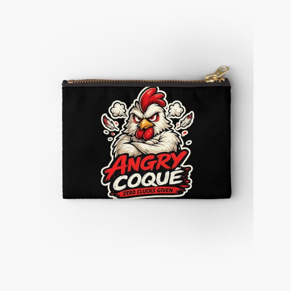 Item preview, Angry Coqué – Zero Clucks Given Funny Chicken designed and sold by AFI-Studio.