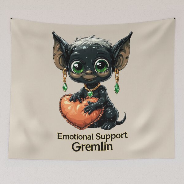 Item preview, Gremoji Society - Emotional Support Gremlin_ No.05 designed and sold by Shift-Bloom.
