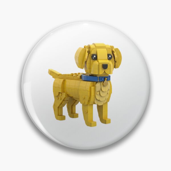 Item preview, Cute Brick Yellow Labrador – Golden Lab Dog Art designed and sold by BrickDog.