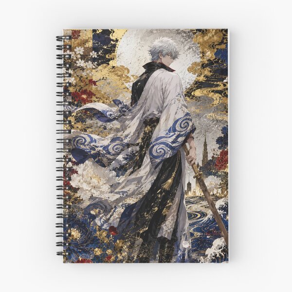 Item preview, Gintoki Sakata Moonlit Samurai | Elegant Gintama Anime Fan Art in Japanese Ukiyo-e Style designed and sold by Dyan4.