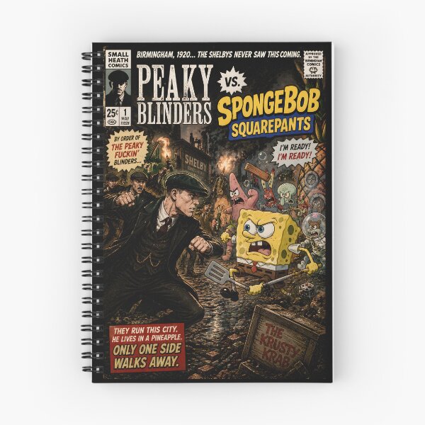 Item preview, Peaky Blinders vs. Spongebob Comic designed and sold by Wanderdreaming.