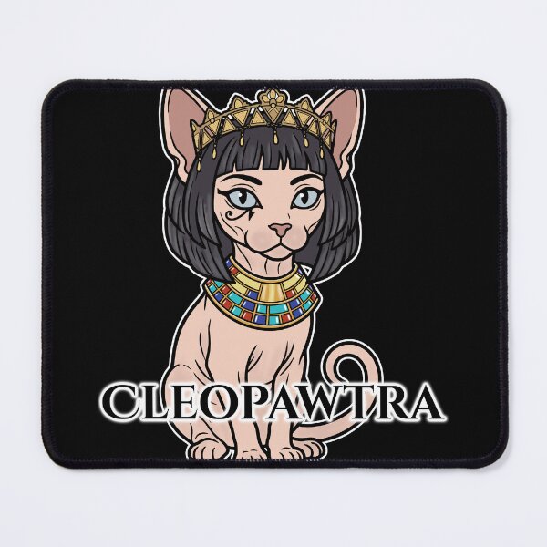 Item preview, Cleopawtra Cute Egyptian Sphinx Cat Cartoon designed and sold by Blupunk.