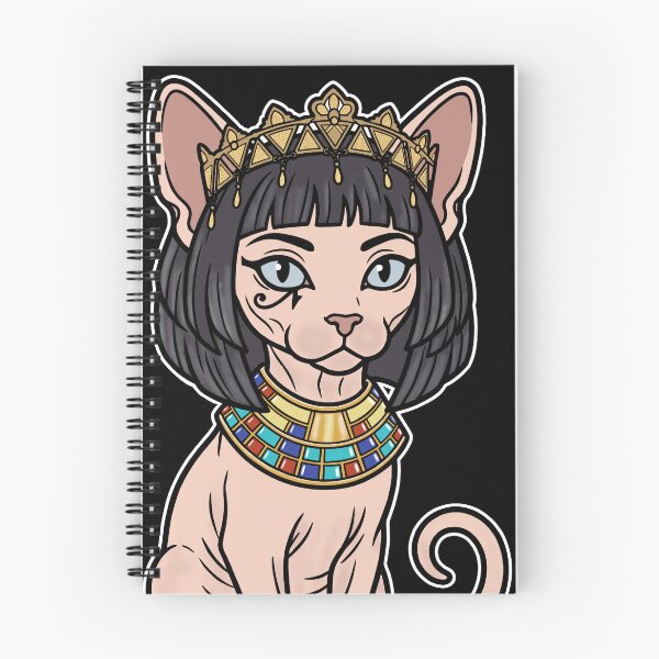 Item preview, Cleopawtra Cute Egyptian Sphinx Cat Cartoon designed and sold by Blupunk.
