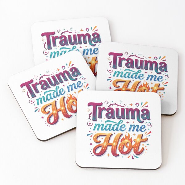 Item preview, i am hot, trauma made me hot, trauma, hot and trendy, statement tees designed and sold by TrueArtVibes.