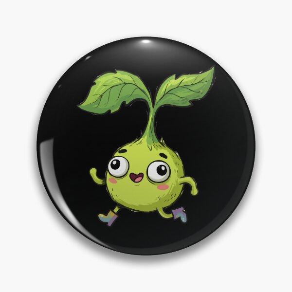 Item preview, Happy Seedling Sprinting designed and sold by Emegan Print Art.