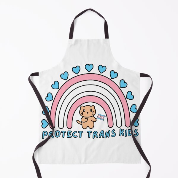 Item preview, Protect Trans Kids - Kawaii Cat Transgender Pride Advocacy Art designed and sold by Blupunk.