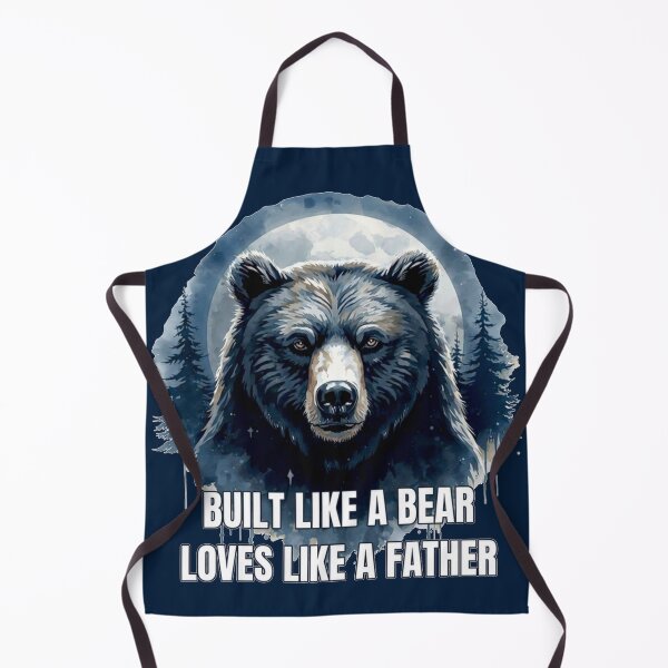 Item preview, Built Like a Bear Loves Like a Father – Father’s Day Bear Design designed and sold by Biedroneczka.