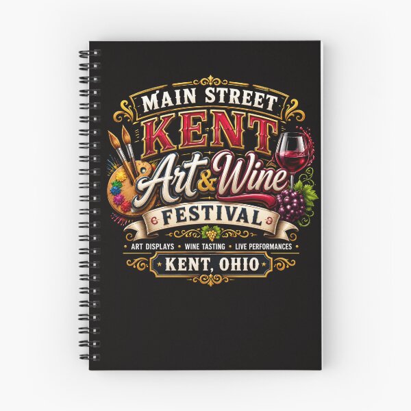 Item preview, Festival de Arte y Vino de Main Street Kent – Ohio por el Negro designed and sold by IRON WINGS /USAF.