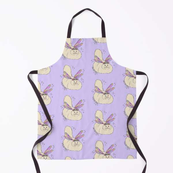 Item preview, Fairy Cat Vibes - Kawaii Fluffy Kitten with Butterfly Wings and Flower Crown designed and sold by Blupunk.