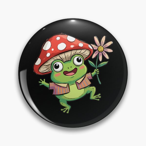 Item preview, Red Fungal Headwear Toadstools Positivity designed and sold by Emegan Print Art.