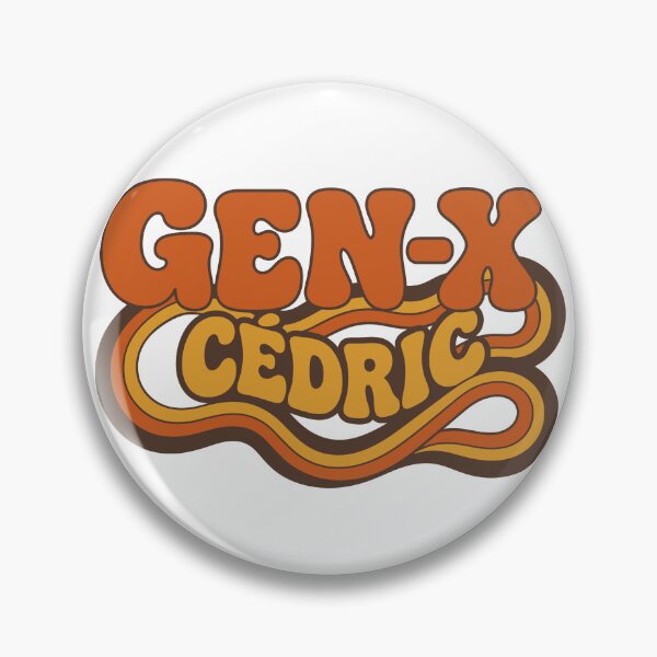 Item preview, Gen X Cedric – Retro design vintage GEN-X designed and sold by digital.stickerperso.com.