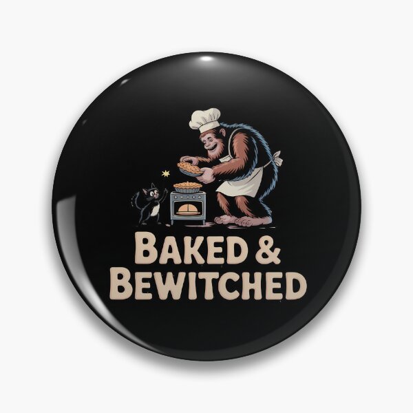 Item preview, Baked and Bewitched Bigfoot Baking Halloween Design designed and sold by Raw Tigers.